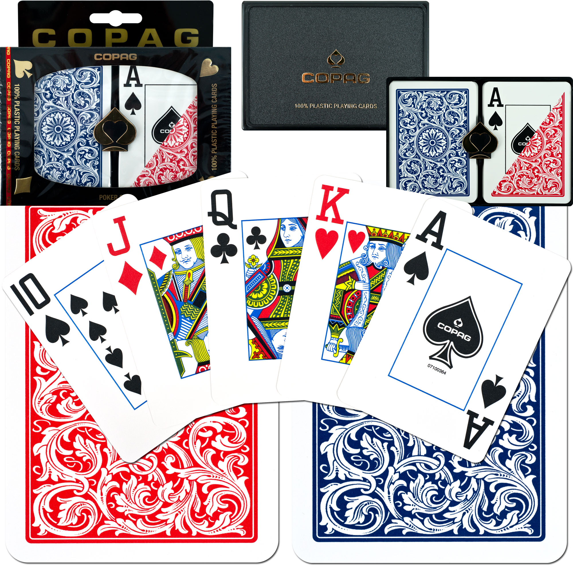 poker set plastic cards